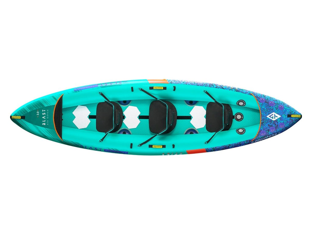 Aquatone Blast 13'6" 3 Person Kayak - Paddlestore